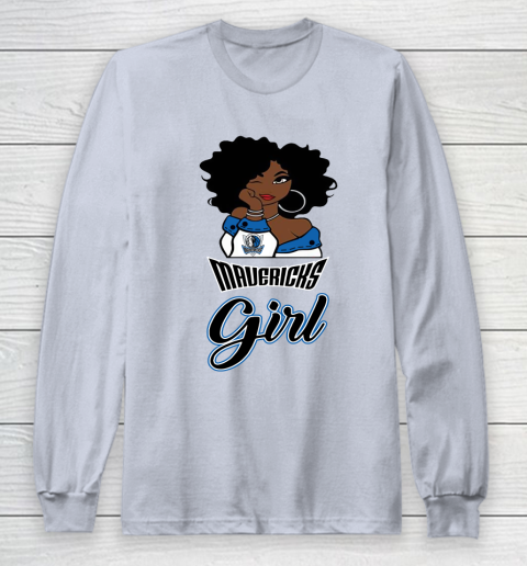 Dallas Mavericks Girl NBA Long Sleeve T-Shirt 6