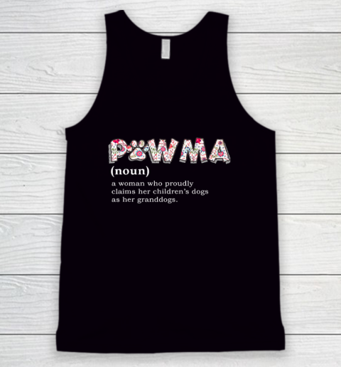 Pawma Definition Shirt Mama Grandma Dog Lovers Tank Top