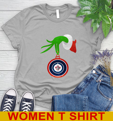 Vegas Golden Knights Grinch Merry Christmas NHL Hockey Women's T-Shirt 5