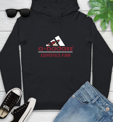 NHL A Badass Arizona Coyotes Fan Adidas Hockey Sports Youth Hoodie
