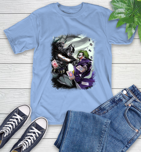 Los Angeles Dodgers MLB Baseball Batman Fighting Joker DC Comics T-Shirt 11
