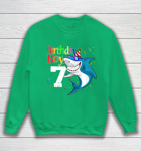 Kids 7th Birthday Boy Shark Shirts 7 Jaw Some Four Tees Boys 7 Years Old Sweatshirt 5