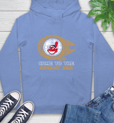 MLB Come To The Cleveland Indians Side Star Wars Baseball Sports Hoodie 11