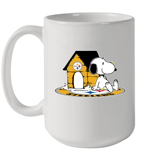 NFL Football Pittsburgh Steelers Snoopy The Peanuts Movie Shirt Ceramic Mug 15oz