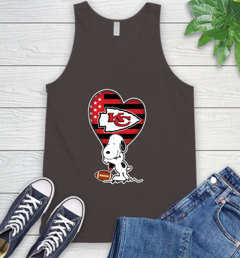 Kansas City Chiefs NFL Football The Peanuts Movie Adorable Snoopy Tank Top 7