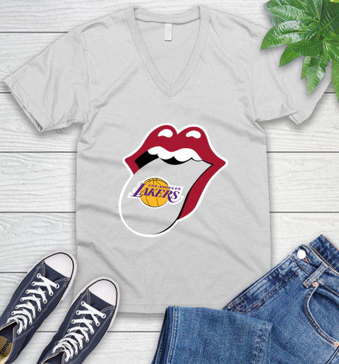 Los Angeles Lakers NBA Basketball Lips I Root For My Team Adoring Fan 49