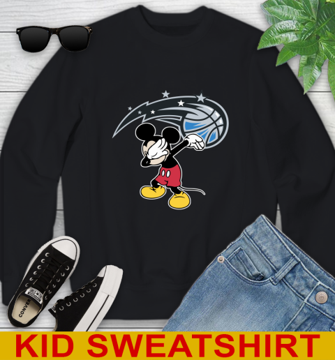 Orlando Magic NBA Basketball Dabbing Mickey Disney Sports Youth Sweatshirt 2