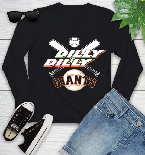 MLB San Francisco Giants Dilly Dilly Baseball Sports Youth Long Sleeve 2