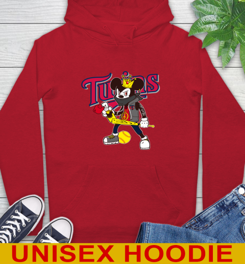 Minnesota Twins MLB Baseball Mickey Peace Sign Sports Hoodie 10