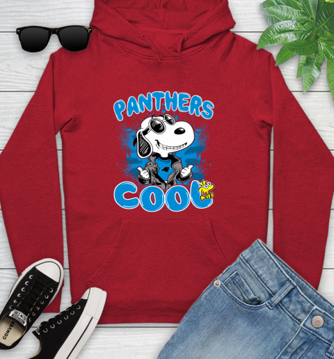 NFL Football Carolina Panthers Cool Snoopy Shirt Youth Hoodie 10