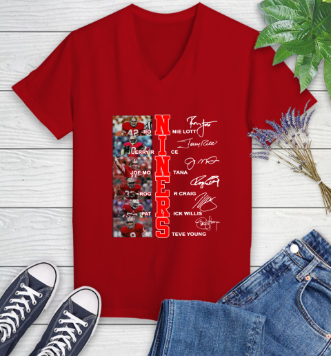 Niners Player Name And Signature San Francisco 49ers Shirts 79