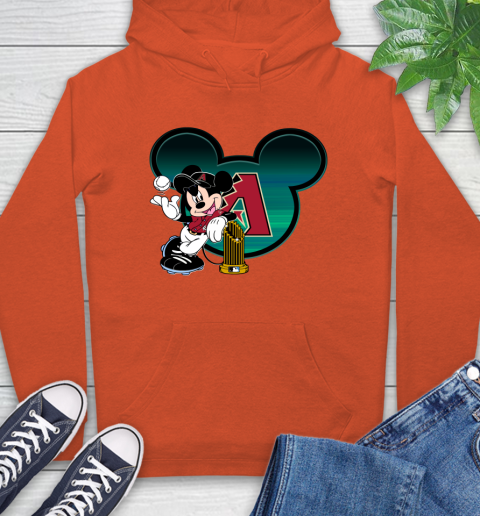 MLB Arizona Diamondbacks The Commissioner's Trophy Mickey Mouse Disney Hoodie 5