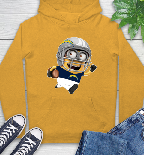 NFL San Diego Chargers Minions Disney Football Sports Hoodie 3