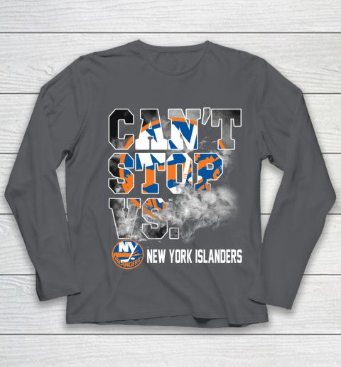 NHL New York Islanders Hockey Can't Stop Vs Youth Long Sleeve 6
