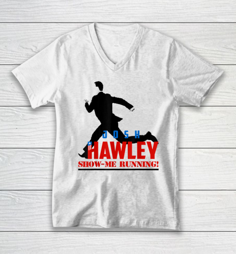 Josh Hawley Show Me Running V-Neck T-Shirt
