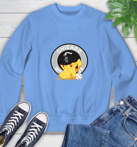 MLB Pikachu Baseball Sports Chicago White Sox Sweatshirt 11