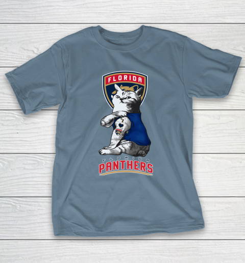 NHL My Cat Loves Florida Panthers Hockey T-Shirt 6