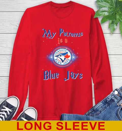MLB Baseball Harry Potter My Patronus Is A Toronto Blue Jays Long Sleeve T-Shirt 12