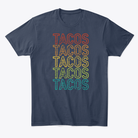 5o7o vintage mexicantacos classic t shirt 2 front navy