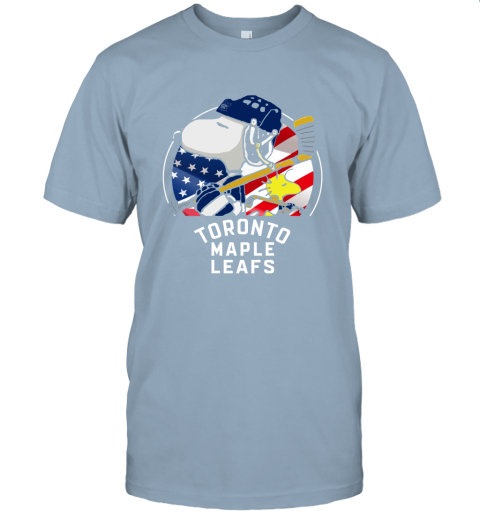Toronto Mapples Leafs Ice Hockey Snoopy And Woodstock NHL Unisex Jersey Tee