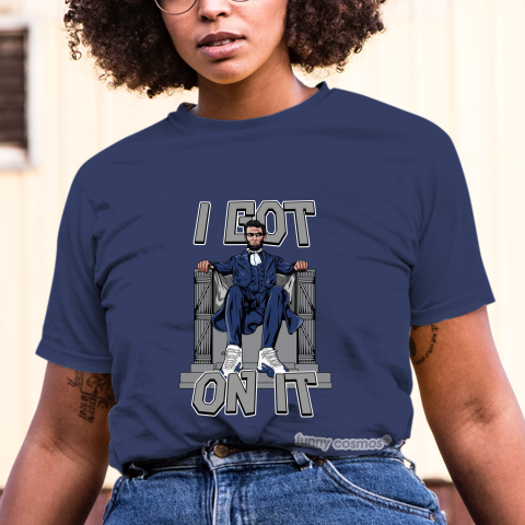 Air Jordan 12 French Blue Matching Sneaker Tshirt Lincoln Blue and White Jordan Shirt