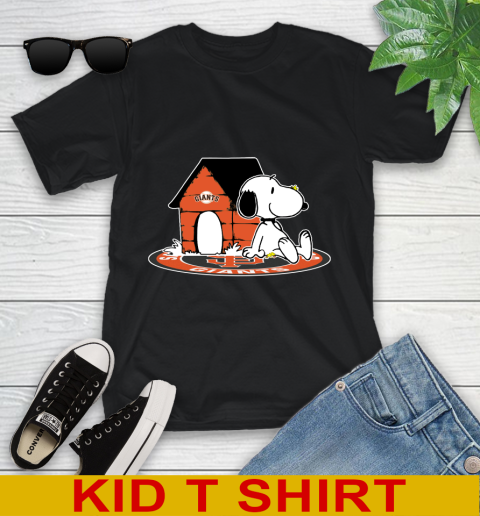 MLB Baseball San Francisco Giants Snoopy The Peanuts Movie Shirt Youth T-Shirt 2