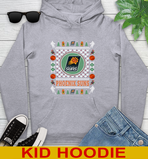 Phoenix Suns Merry Christmas NBA Basketball Loyal Fan Youth Hoodie 6