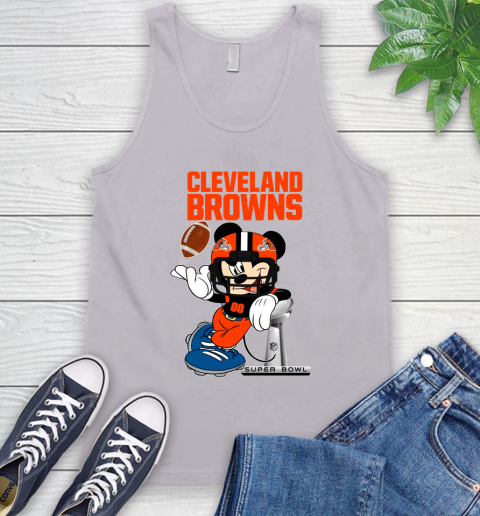 NFL Cleveland Browns Mickey Mouse Disney Super Bowl Football T Shirt Tank Top 4