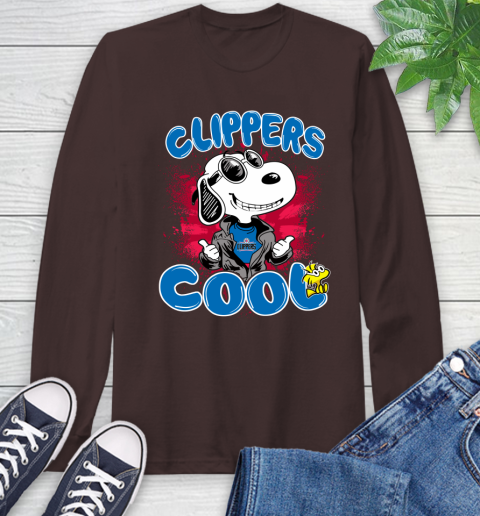 NBA Basketball LA Clippers Cool Snoopy Shirt Long Sleeve T-Shirt 8