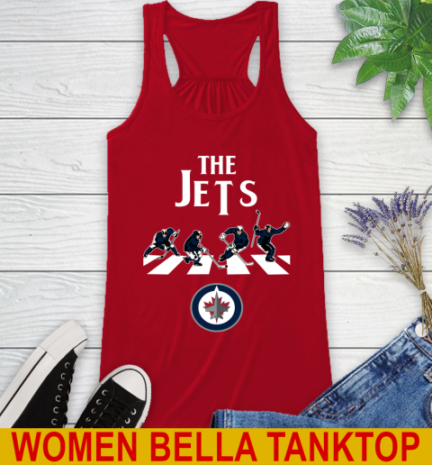 NHL Hockey Winnipeg Jets The Beatles Rock Band Shirt Racerback Tank 4