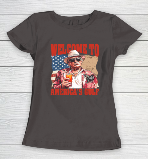 President Trump Welcome To America's Gulf Mexico Women's T-Shirt 5