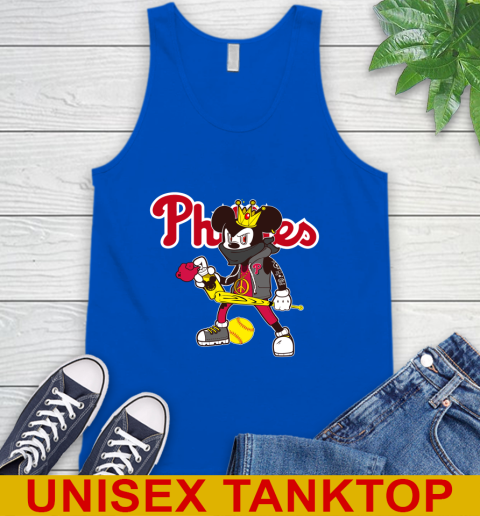 Philadelphia Phillies MLB Baseball Mickey Peace Sign Sports Tank Top 5