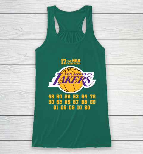 Los Angeles Lakers Finals Champions 17 Time Nba Champions Racerback Tank 5