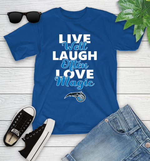 NBA Basketball Orlando Magic Live Well Laugh Often Love Shirt Youth T-Shirt 10