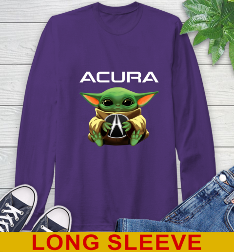 Star Wars Baby Yoda Hugs Acura Car Shirt 59