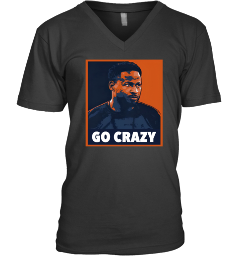 Go Crazy CW The Barstool Sports Store V-Neck T-Shirt
