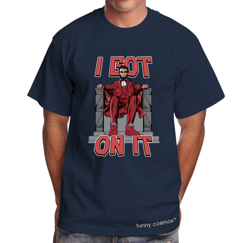 Air Jordan 5 Red Suede Matching Sneaker Shirt Lincoln I Got On It Red Sneaker Shirt
