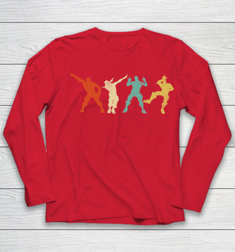 Fortnite Tshirt Battle Royale Victory Dance Cool Justice Dance Youth Long Sleeve 8