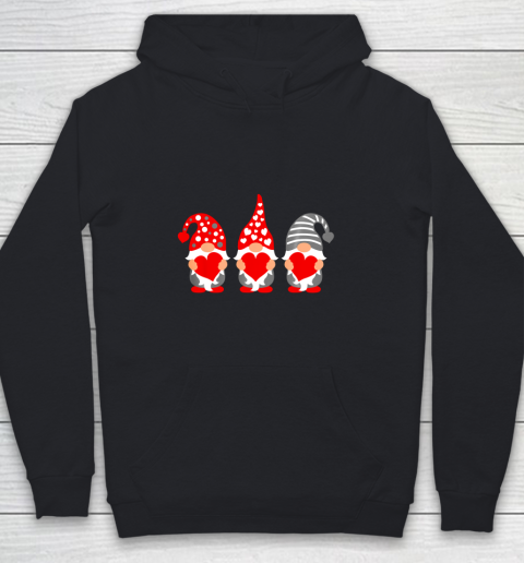 Gnomes Hearts Valentine Day Shirts For Couple Youth Hoodie