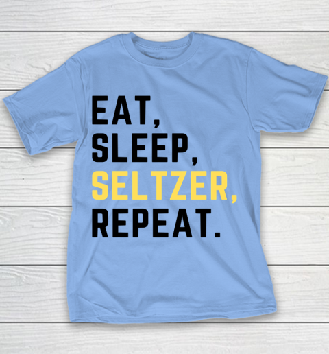 Bud Light Seltzer  Eat Sleep Seltzer Repeat Youth T-Shirt 7
