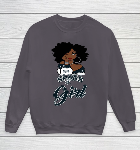 San Antonio Spurs Girl NBA Youth Sweatshirt 6