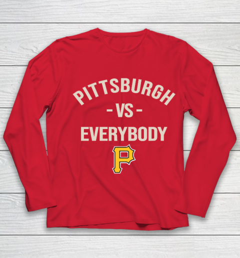 Pittsburgh Pirates Vs Everybody Youth Long Sleeve 8