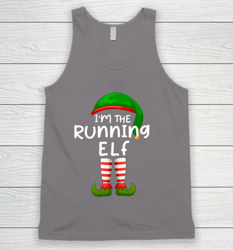 I m The Running Elf Funny Elf Family Matching Christmas Tank Top 6
