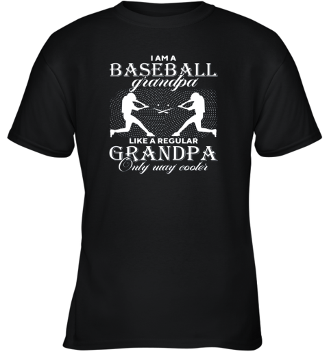 I Am A Baseball Grandpa  Only Way Cooler Funny Gift Youth T-Shirt