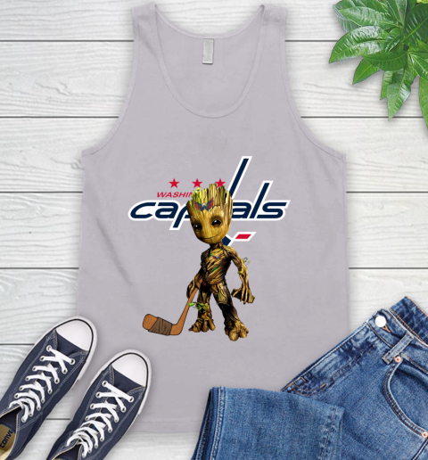Washington Capitals NHL Hockey Groot Marvel Guardians Of The Galaxy Tank Top 4