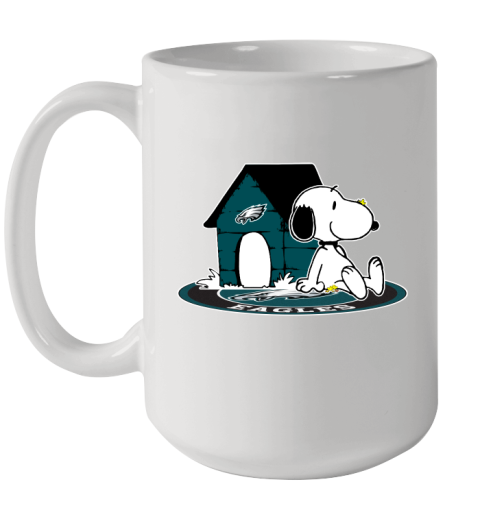 NFL Football Philadelphia Eagles Snoopy The Peanuts Movie Shirt Ceramic Mug 15oz