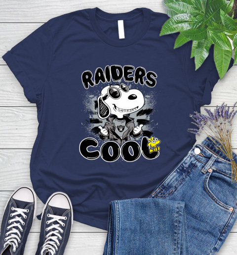 NFL Football Oakland Raiders Cool Snoopy Shirt Women's T-Shirt 12
