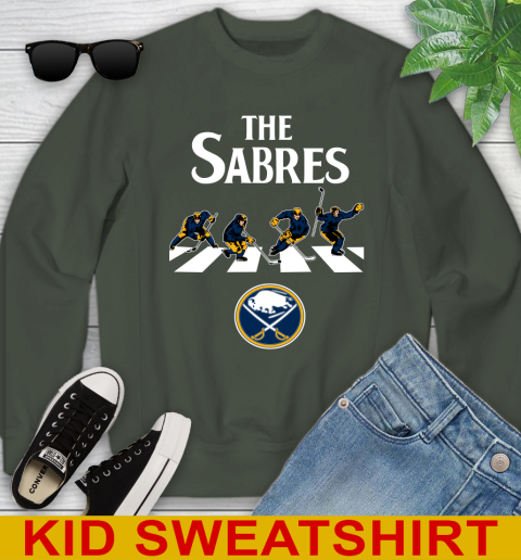 NHL Hockey Buffalo Sabres The Beatles Rock Band Shirt Youth Sweatshirt 8