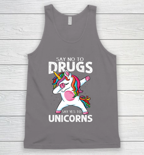 Say No To Drugs Say Yes To Unicorn Anti drug Red Ribbon Week Tank Top 6