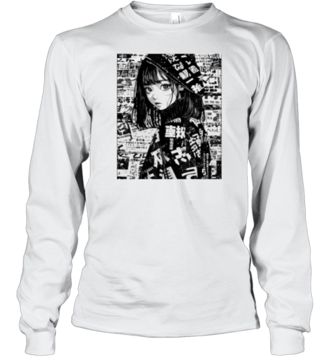 Kawaii Grunge Anime Manga Girl Long Sleeve T-Shirt